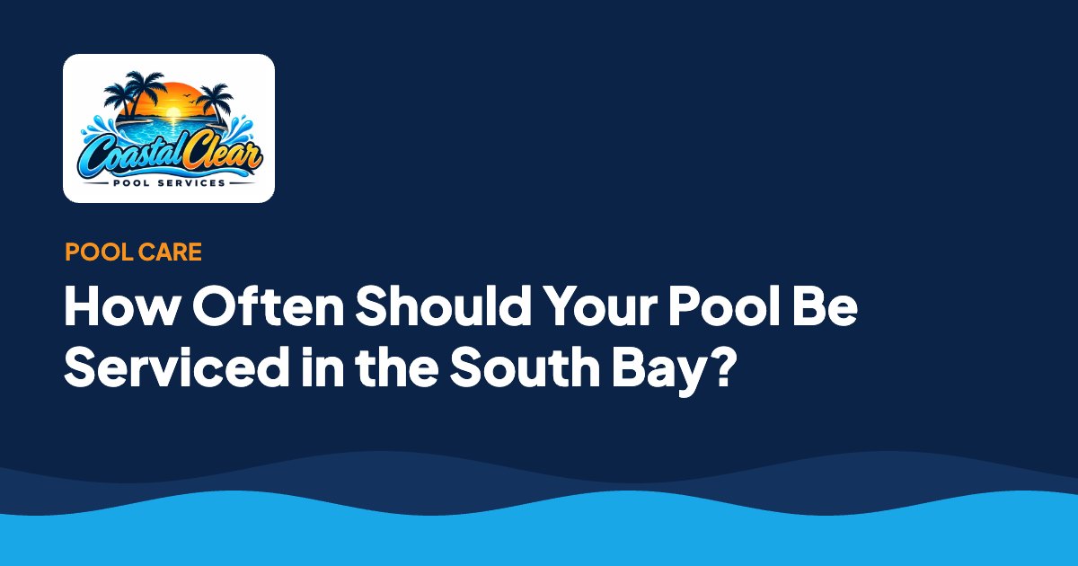 How Often Should Your Pool Be Serviced in the South Bay?